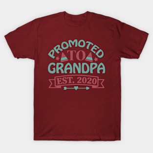 promoted to grandpa est. T-Shirt